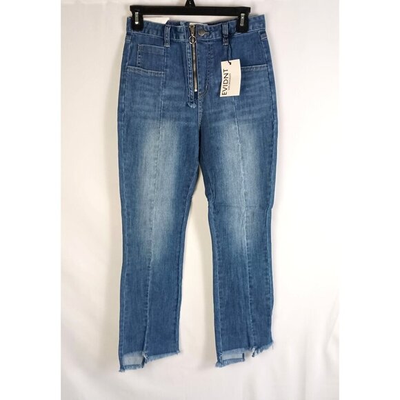EVIDNT Tangier Step Hem Jeans Size 27 NWT Straight Stretch Fit $108 - Picture 1 of 7